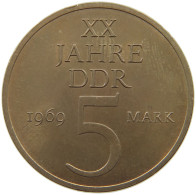 GERMANY DDR 5 MARK 1969 20 Jahre GERMANY DDR #a078 0297 - 5 Mark