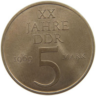 GERMANY DDR 5 MARK 1969 20 Jahre GERMANY DDR #a078 0287 - 5 Marchi