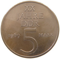 GERMANY DDR 5 MARK 1969 20 Jahre GERMANY DDR #a045 1193 - 5 Marchi