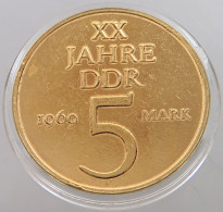 GERMANY DDR 5 MARK 1969  #sm07 0081 - 5 Marchi