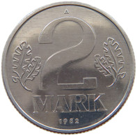 GERMANY DDR 2 MARK 1982 EXPORT #a076 0245 - 2 Mark