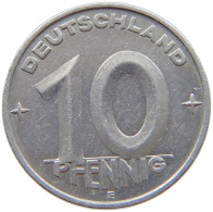 GERMANY DDR 10 PFENNIG 1953 E  #s071 0863 - 10 Pfennig