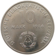 GERMANY DDR 10 MARK 1986 Ernst Thälmann #a034 0429 - 10 Marchi