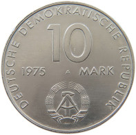 GERMANY DDR 10 MARK 1975 Warschauer Vertrag #a055 0887 - 10 Marcos