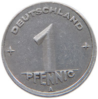 GERMANY DDR PFENNIG 1949 A DEZENTRIERT #c014 0561 - 1 Pfennig