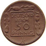 DEUTSCHES REICH 50 PFENNIG 1920  #alb040 0545 - 50 Rentenpfennig & 50 Reichspfennig