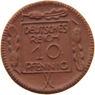 DEUTSCHES REICH 10 PFENNIG 1920  #alb040 0547 - 10 Renten- & 10 Reichspfennig