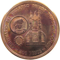 DOMINICAN REPUBLIC 200 PESOS 1977 DOMINICAN REPUBLIC 200 PESOS 1977 COPPER PROOF PATTERN #t084 0125 - Dominikanische Rep.