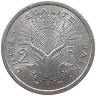 DJIBOUTI 2 FRANCS 1977  #s019 0101 - Djibouti