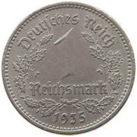 DRITTES REICH MARK 1935 A J.354 #a015 0843 - 1 Reichsmark