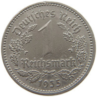 DRITTES REICH MARK 1935 A J.354 #a015 0593 - 1 Reichsmark