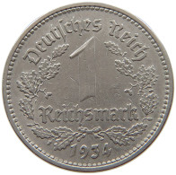 DRITTES REICH MARK 1934 F J.354 #a018 0239 - 1 Reichsmark