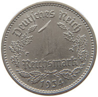 DRITTES REICH MARK 1934 E J.354 #a043 0405 - 1 Reichsmark