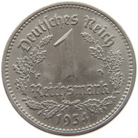 DRITTES REICH MARK 1934 D J.354 #a043 0425 - 1 Reichsmark