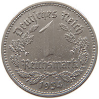 DRITTES REICH MARK 1934 D J.354 #a017 0037 - 1 Reichsmark