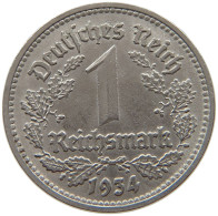 DRITTES REICH MARK 1934 D J.354 #a043 0407 - 1 Reichsmark