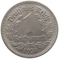 DRITTES REICH MARK 1934 D J.354 #a017 0043 - 1 Reichsmark