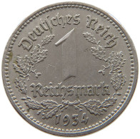 DRITTES REICH MARK 1934 D J.354 #a015 0855 - 1 Reichsmark
