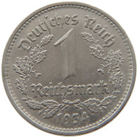 DRITTES REICH MARK 1934 D J.354 #a015 0603 - 1 Reichsmark