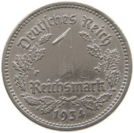 DRITTES REICH MARK 1934 A J.354 #a015 0591 - 1 Reichsmark