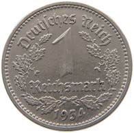 DRITTES REICH MARK 1934 D J.354 #a046 0177 - 1 Reichsmark