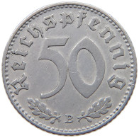 DRITTES REICH 50 PFENNIG 1943 B  #a021 0791 - 50 Reichspfennig