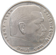 DRITTES REICH 5 MARK 1935 D  #a048 0369 - 5 Reichsmark