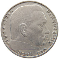DRITTES REICH 2 MARK 1939 J  #a003 0317 - 2 Reichsmark