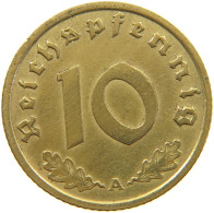 DRITTES REICH 10 PFENNIG 1938 A  #a049 0289 - 10 Reichspfennig