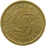 DRITTES REICH 10 PFENNIG 1936 E  #a049 0425 - 10 Reichspfennig