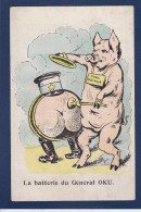 CPA Cochon Pig Politique Satirique Guerre Russo Japonaise Non Circulé - Cochons