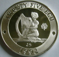 Northern Ireland, 25 Ecus 1992 - Silver Proof - Other & Unclassified