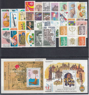 ESPAÑA 1993 Nº 3237/3276 AÑO COMPLETO NUEVO, MNH **, 40 SELLOS + 2 HB - Años Completos