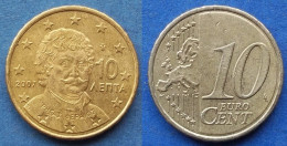 GREECE - 10 Euro Cents 2007 "Rigas Fereos" KM# 211 Euro Coinage (2002) - Edelweiss Coins - Grecia