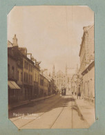 Reims * 1902 * Tram Tramway * Quartier St Rémi , Rue Fléchambault * Photo Ancienne Format 10.6x7.6cm - Reims