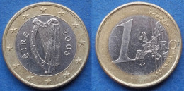 IRELAND - 1 Euro 2005 KM# 38 Euro Coinage (2002) - Edelweiss Coins - Irlande