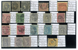 P2035 - VICTORIA , VERY NICE SELECTION ALL CATALOGUED WITH SG AND SC. NUMBERS. - Sonstige & Ohne Zuordnung