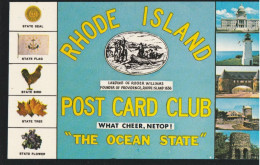 RHODE ISLAND  Post Card Club - Otros & Sin Clasificación