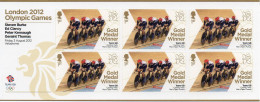 GREAT BRITAIN 2012 Olympic Games Gold Medal Winners: Men's Cycling Team Pursuit - Unused Stamps