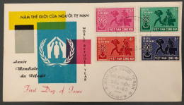 Viêt-Nam, FDC Année Mondiale Du Réfugié 7.4.1960 - (A1775) - Vietnam