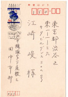 71600 - Japan - 1980 - ¥20 "Blauer Vogel" GAKte HACHINOHE -> Tokyo - Lettres & Documents
