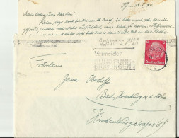 DR CV*+LETTER 1934 - Courriers De Prisonniers