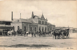 Nogent Le Rotrou * La Gare * Calèches Villageois * Ligne Chemin De Fer Eure Et Loir - Nogent Le Rotrou