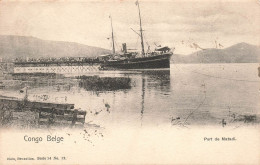 CONGO - Congo Belge - Port De Matadi - Carte Postale Ancienne - Belgian Congo