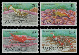 Vanuatu 1989 - Mi-Nr. 810-813 ** - MNH - Garnelen / Shrimps - Vanuatu (1980-...)