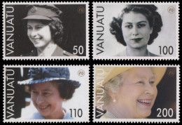 Vanuatu 2006 - Mi-Nr. 1273-1276 ** - MNH - 80. Geburtstag Der Queen - Vanuatu (1980-...)