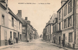 Soligny La Trappe * Le Bureau De Poste * Rue * Hôtel Du Cheval Blanc CHEVALLIER * Enfants Villageois - Autres & Non Classés