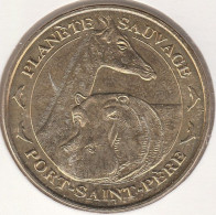 MONNAIE DE PARIS 2011 - 44 PORT-SAINT-PÈRE - Planète Sauvage - L'Hippopotame Et La Girafe - 2011