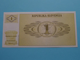 1 Tolar () Republika Slovenija ( For Grade See SCAN ) UNC ! - Eslovenia