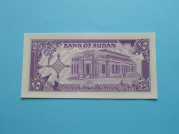 25 Piastres ( 1987 ) Bank Of SUDAN ( For Grade See SCAN ) UNC ! - Soedan